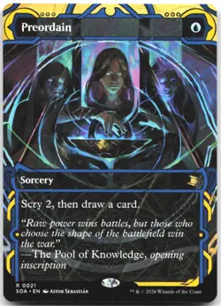 Preordain 21 Secrets of Strixhaven: Mystical Archive Magic: The Gathering NM - Image 1