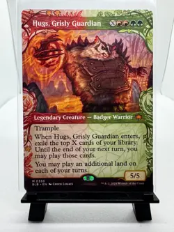 Hugs, Grisly Guardian – Storybook Frame – Bloomburrow MTG – Non-Foil - Image 1