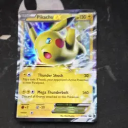 Pokemon Pikachu EX Promo XY174 XY Holo 130 HP Basic Card English - Image 1