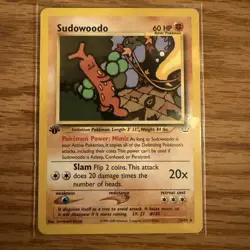 Sudowoodo (1st Edition) 26/64 Pokemon Neo Revelation - NM - Image 1