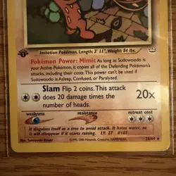 Sudowoodo (1st Edition) 26/64 Pokemon Neo Revelation - NM - Image 4