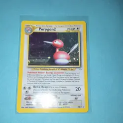 Nintendo Porygon2 Neo Revelation Holo Rare 12/64 2001 70 HP English Unlimited - Image 1