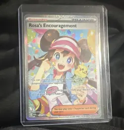The Pokemon Company Rosa's Encouragement 123/088 JP Trainer Full Art Holo UR - Image 1