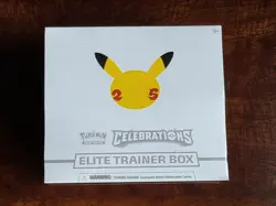 Pokemon Company TCG Celebrations Elite Trainer Box Pikachu 25th Anniv 2021 - Image 1