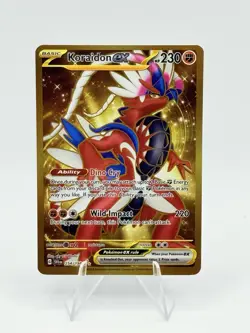 GOLD Koraidon EX 254/198 Scarlet and Violet Pokemon TCG - Image 1