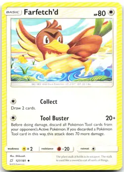 Farfetch'd 127/181 Uncommon Team Up Pokemon Near Mint - Image 1