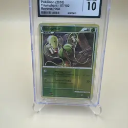 2010 Pokemon Triumphant Bellsprout Reverse Holo 57/102 CGC 10 Gem Mint - Image 3