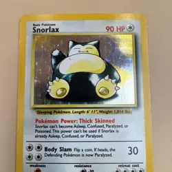 1999 Pokemon Jungle Snorlax #11/64 Holo Unlimited No Symbol Error - Image 2