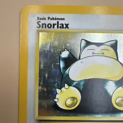 1999 Pokemon Jungle Snorlax #11/64 Holo Unlimited No Symbol Error - Image 4