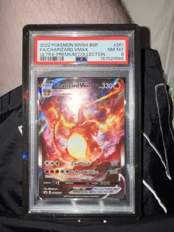 Charizard VMAX SWSH261 Ultra-Premium Collection PSA8 Graded - Image 1