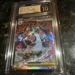 ⭐ 2025 Pokemon MEP Black Star Promos Mega Charizard X ex #023 CGC 10 Pristine - Image 2