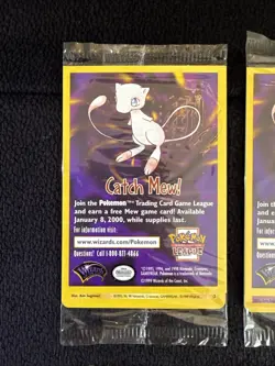 Pokemon The First Movie DRAGONITE MEWTWO ELECTABUZZ PIKACHU WB Promo 1999 Sealed - Image 2