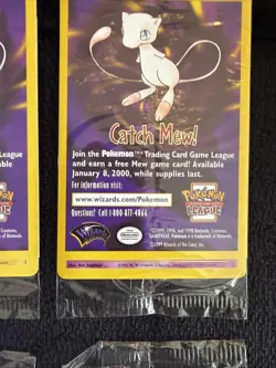Pokemon The First Movie DRAGONITE MEWTWO ELECTABUZZ PIKACHU WB Promo 1999 Sealed - Image 3