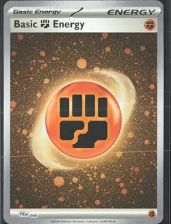 Pokemon Fighting Energy SVE 006 Scarlet & Violet 151 Cosmos Holo - Image 1