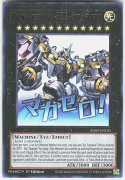 Divine Arsenal AA-ZEUS - Sky Thunder RA05-EN103 Yugioh - Image 1
