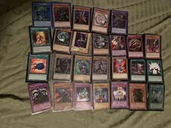 Konami Yu-Gi-Oh! TCG Card Lot - Dark Magician, Queen's Knight, Vampire Lord - Image 1
