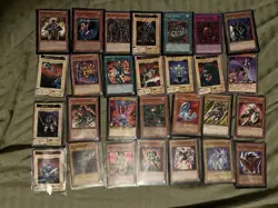Konami Yu-Gi-Oh! TCG Card Lot - Dark Magician, Queen's Knight, Vampire Lord - Image 2