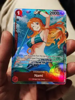 OP01 Nami Alpha pre errata one piece Tcg NM - Image 1