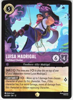 Luisa Madrigal Confident Climber 60/204 Wilds Unknown Disney Lorcana - Image 1
