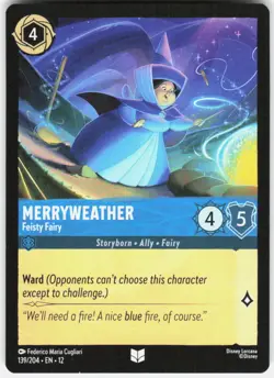 Merryweather Feisty Fairy 139/204 Wilds Unknown Disney Lorcana - Image 1
