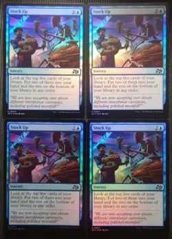Mtg Rising Price Full Foil 4-Piece Set Food Replenish English Version Dft - Image 1