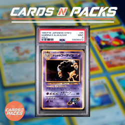 Carte Pokemon Sabrina's Alakazam #65 Japanese Japonais Gym 2 PSA 9 MINT 🇯🇵🔥 - Image 1