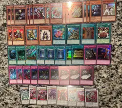 Complete X-Saber Edison Deck Yugioh Extra Staples Dustshoot More - Image 1