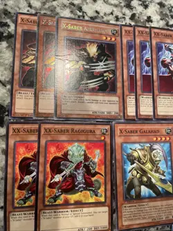Complete X-Saber Edison Deck Yugioh Extra Staples Dustshoot More - Image 2