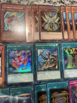Complete X-Saber Edison Deck Yugioh Extra Staples Dustshoot More - Image 4