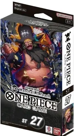 One Piece TCG: Black - Marshall D. Teach Starter Deck [ST-27] - Image 1