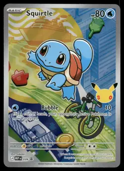 Pokemon Cards Squirtle 039 Mega Evolution Promo NM *3 - Image 1
