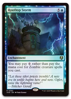 Rooftop Storm #83 (Foil) (NM) Innistrad Remastered INR Magic MTG - Image 1