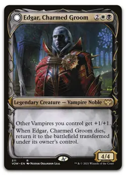 Edgar, Charmed Groom (Showcase) #311 (NM) Crimson Vow VOW Magic MTG - Image 1