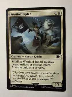 Magic | LTR | Westfold Rider | 37 | Normal | NM Lord Of The Rings - Image 1