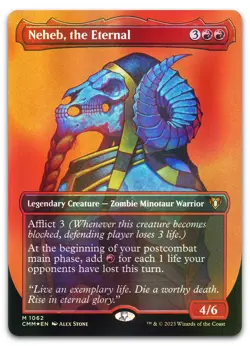 Neheb, the Eternal (Textured Foil) #1062 (NM) Commander Masters CMM Magic MTG - Image 1