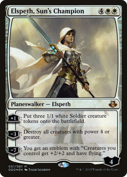 Elspeth, Sun's Champion #1 (Foil) (MP) Elspeth vs Kiora DDO Magic MTG - Image 1