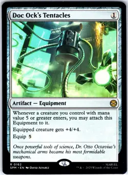 Doc Ock's Tentacles 162 R Marvel's Spider-Man Magic the Gathering MTG NM - Image 1