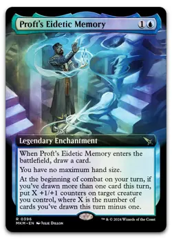 Proft's Eidetic Memory (Extended Art) #396 (Foil) NM Murders Karlov Manor - Image 1