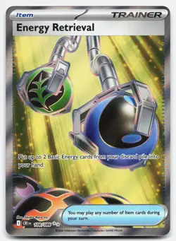 Energy Retrieval 108/086 Ultra Rare ME04: Chaos Rising Pokemon Near Mint - Image 1