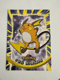 Raichu #26 Black Label Second Edition Topps Pokemon 1999 - Good Condition - Image 1