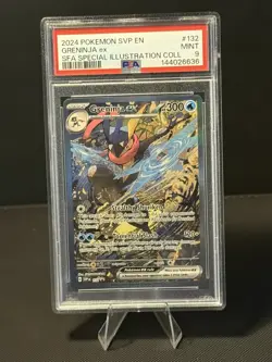 2024 POKEMON SVP EN-SV BLACK STAR PROMO #132 GRENINJA EX PSA 9 - Image 1