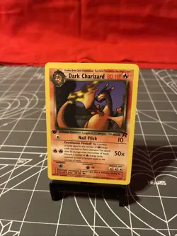 Vintage 2000 Pokemon 1st Edition Dark Charizard 21/82 Non Holo Card - Image 1