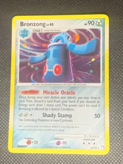 Bronzong 6/123 Holo - Mysterious Treasures Pokemon Card - NM - Image 1