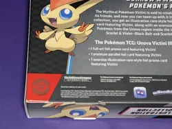 Pokemon TCG Black Bolt & White Flare Unova Victini Illustration Collection Box - Image 5