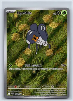 Nymble 096/094 Phantasmal Flames Illustration Rare Pokemon TCG - Image 1
