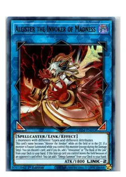 Aleister the Invoker of Madness GEIM-EN053 Ultra Rare Genesis Impact Yu-Gi-Oh NM - Image 1