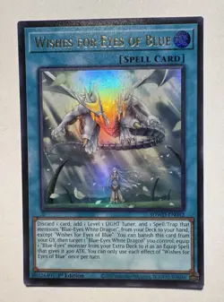 Wishes for Eyes of Blue - SDWD-EN042 - Ultra Rare- 1st Ed Yugioh - Image 1