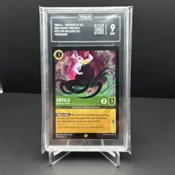 DISNEY LORCANA URSULA - DECEIVER OF ALL LEGENDARY FOIL TAG 9 - Image 1