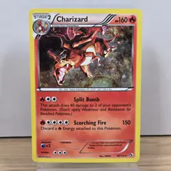 Charizard 19/113 Cosmos Holo - Legendary Treasures Pokemon Card - LP - Image 1