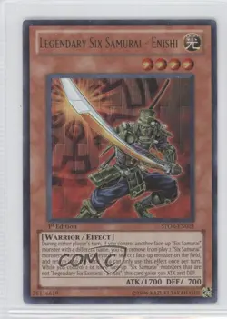Legendary Six Samurai - Enishi 1st Ed. YuGiOh Storm of Ragnarok #STOR-EN021 - Image 1